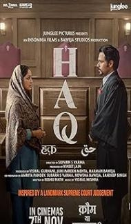 Haq (2025) Hindi Movie poster