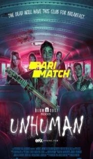 Unhuman (2022) Hindi Dubbed poster
