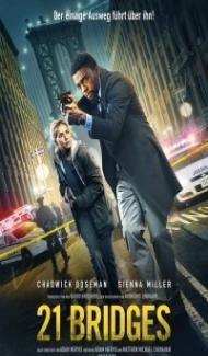 21 Bridges (2019) Hindi Dubbed poster